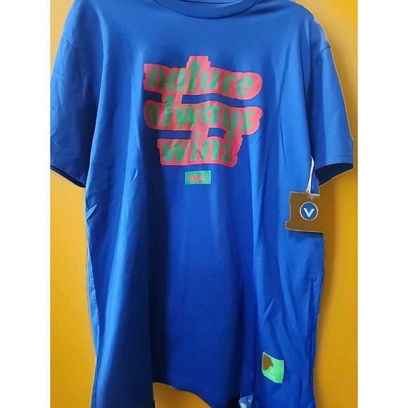 Vast Nature Always Wins Short Sleeve Shirt Large New NWT A129 Excellent Nice - Picture 1 of 6